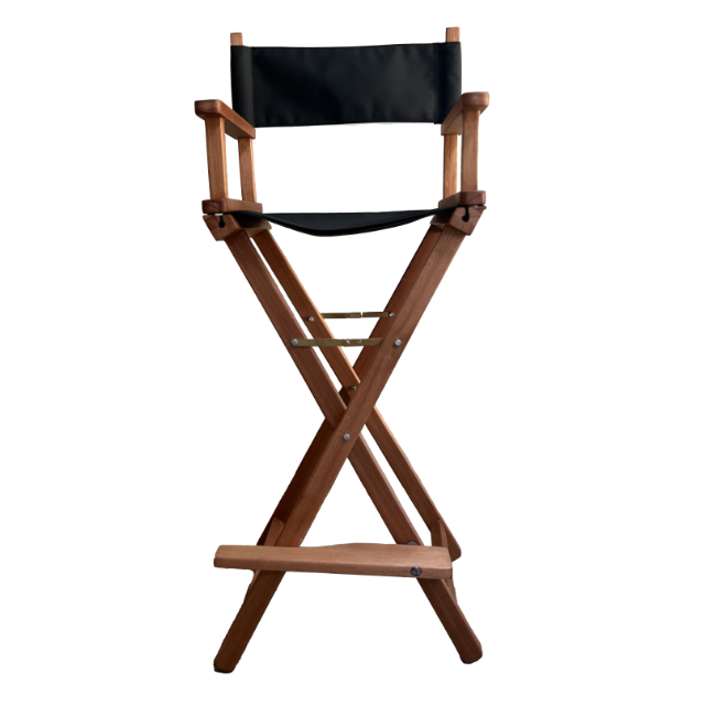 Limited Edition Natural Wood Directors Makeup Chair